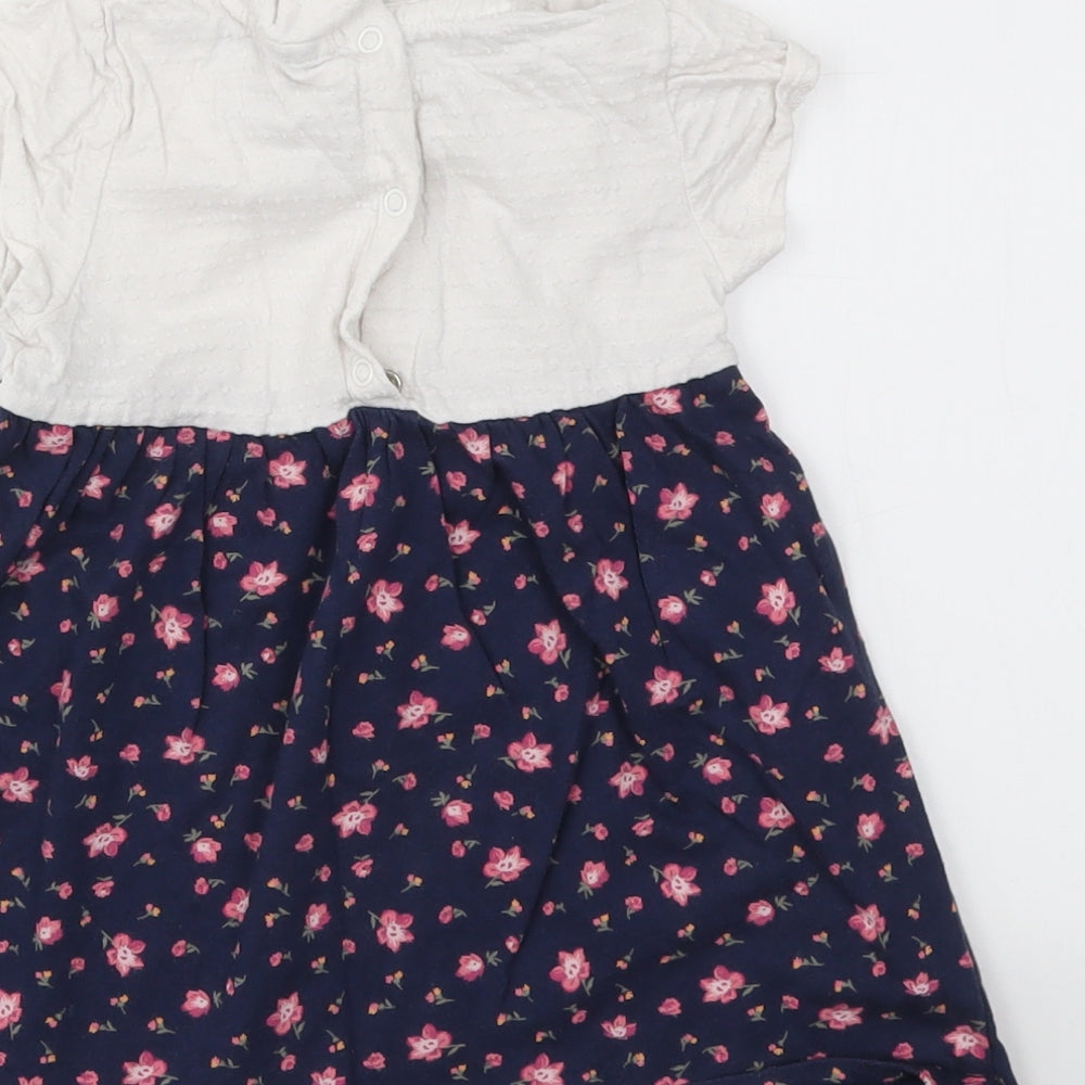 Brand and care label for Debenhams girls’ multicoloured floral fit & flare, size 18-24, months