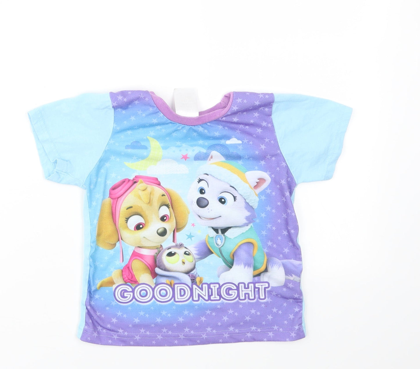 Nickelodeon Girls Multicoloured Animal Print  Basic T-Shirt Size 3-4 Years