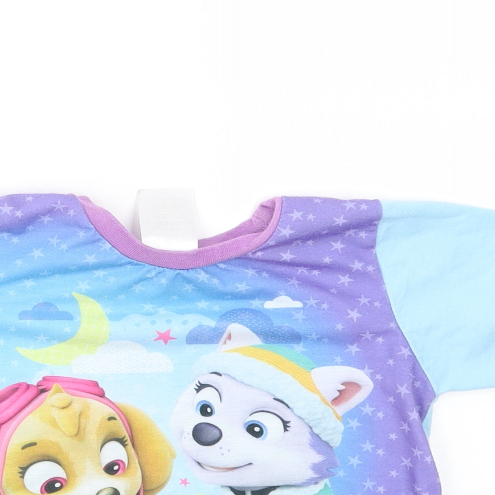 Nickelodeon Girls Multicoloured Animal Print  Basic T-Shirt Size 3-4 Years