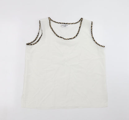 Eye Catch Womens White   Basic Blouse Size 16