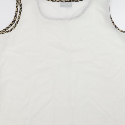 Eye Catch Womens White   Basic Blouse Size 16