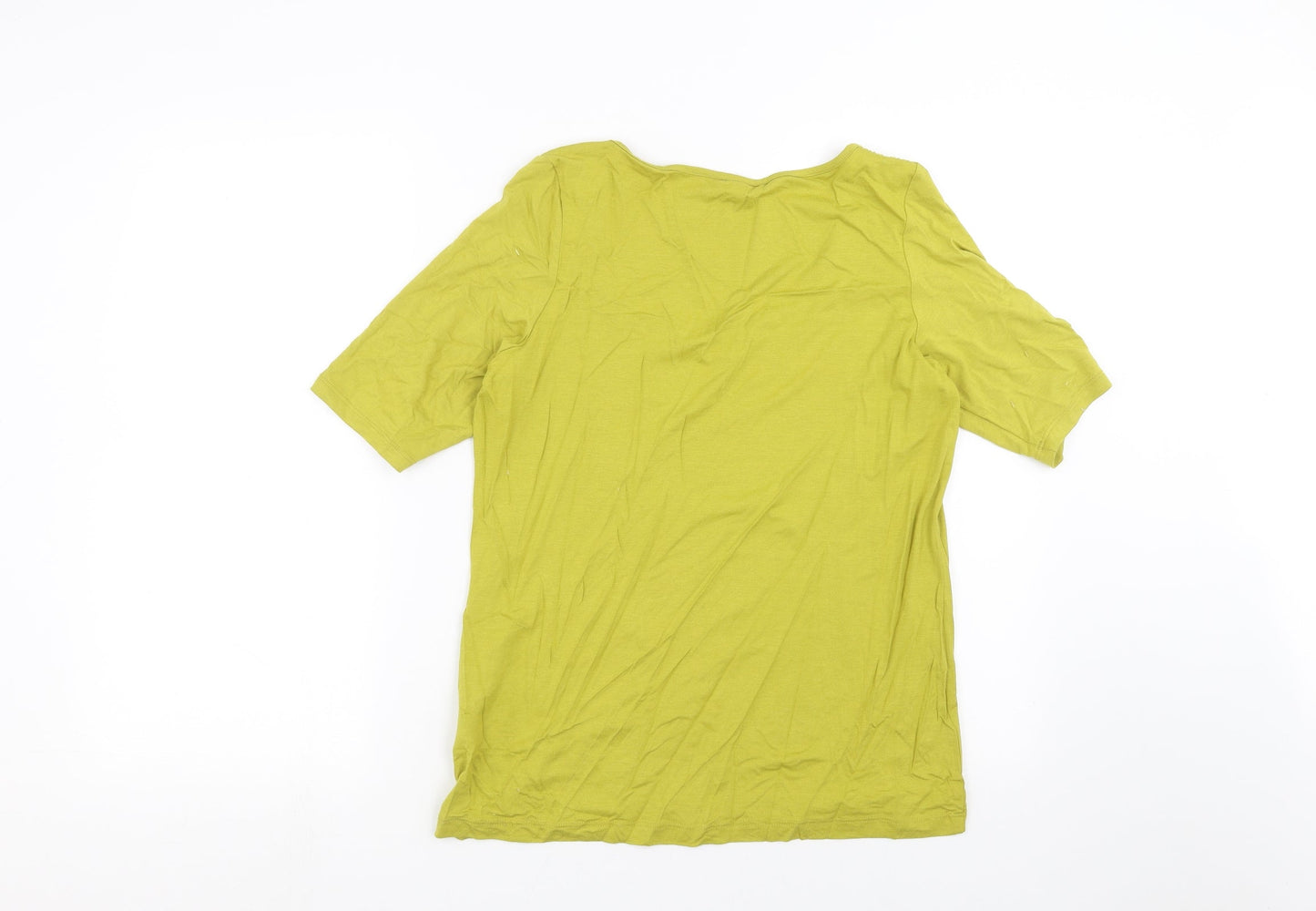 Marks and Spencer Womens Green   Basic T-Shirt Size 16