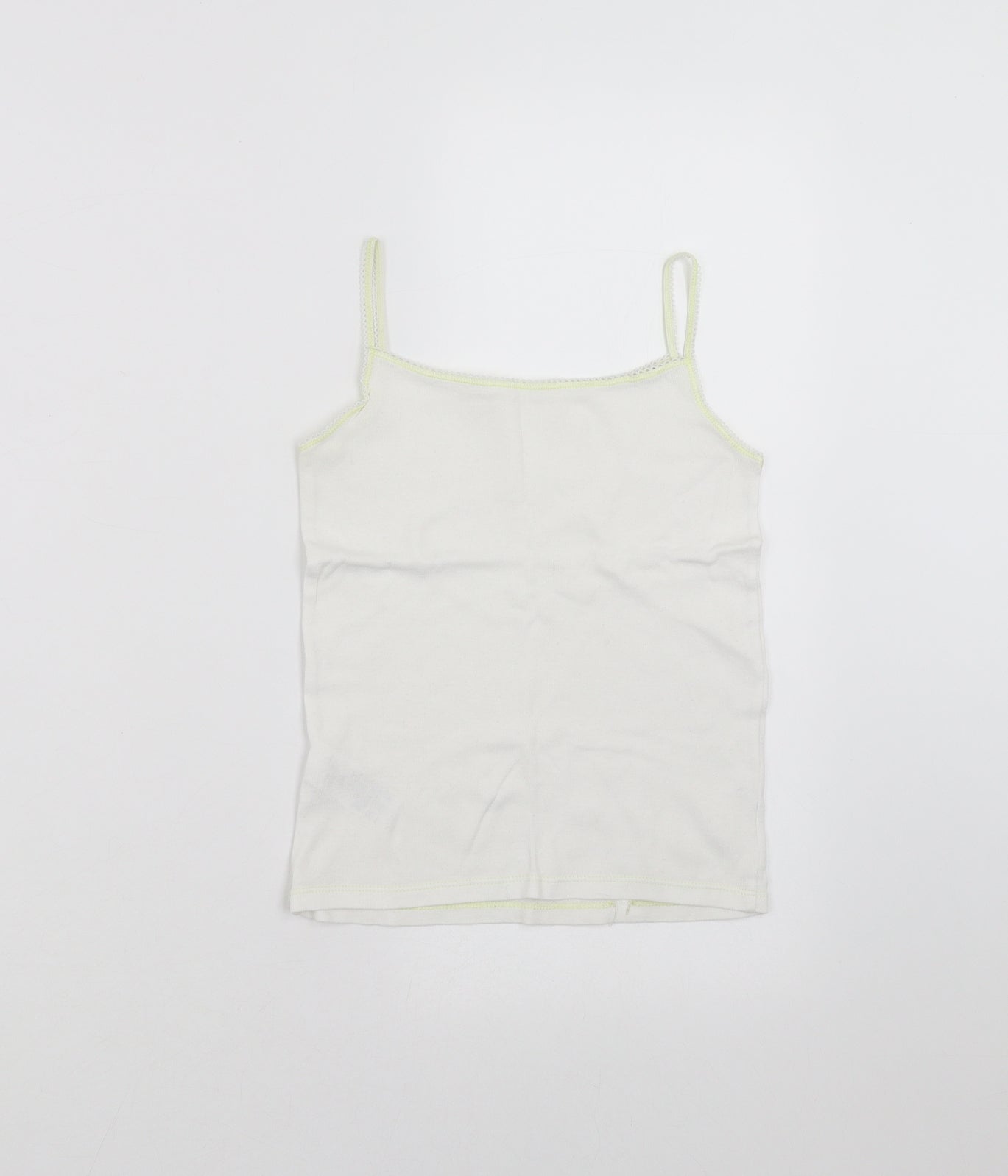Marks and Spencer Girls White   Camisole T-Shirt Size 6-7 Years