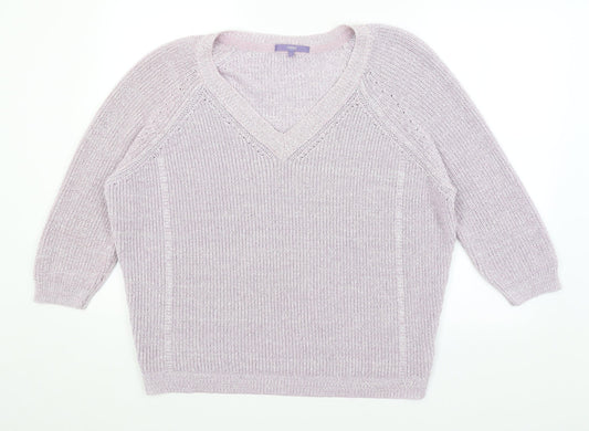 NEXT Womens Purple   Pullover Jumper Size L