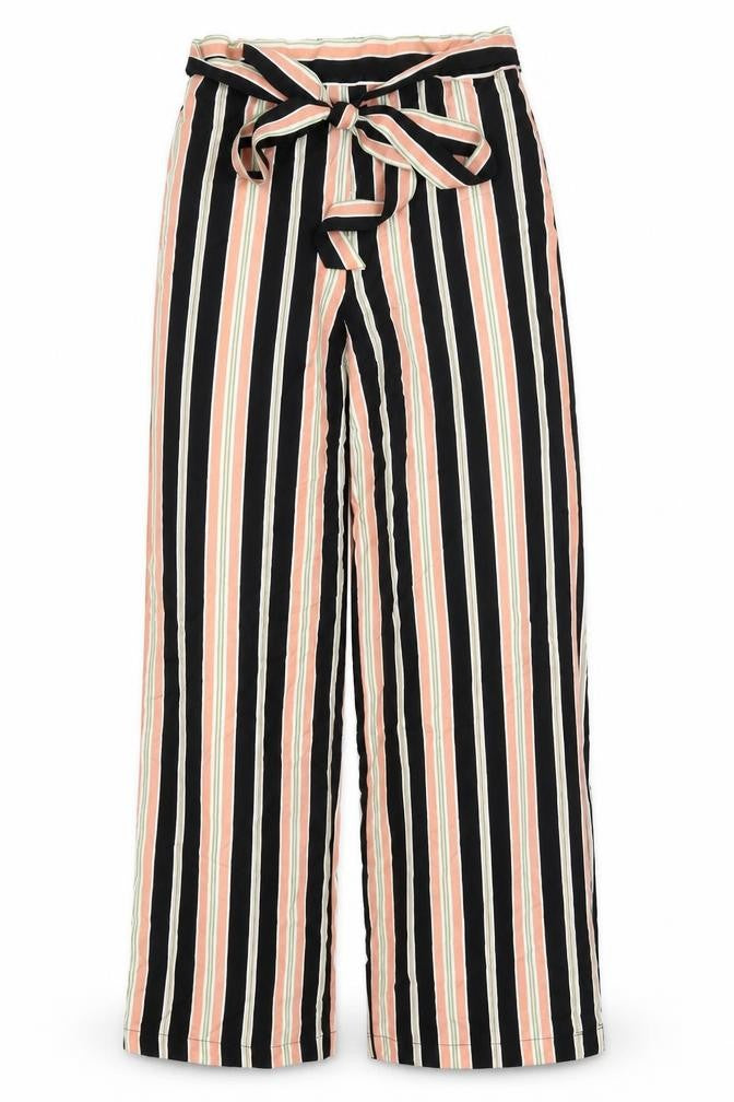 Dorothy Perkins Womens Pink Striped  Trousers  Size 8 L28 in