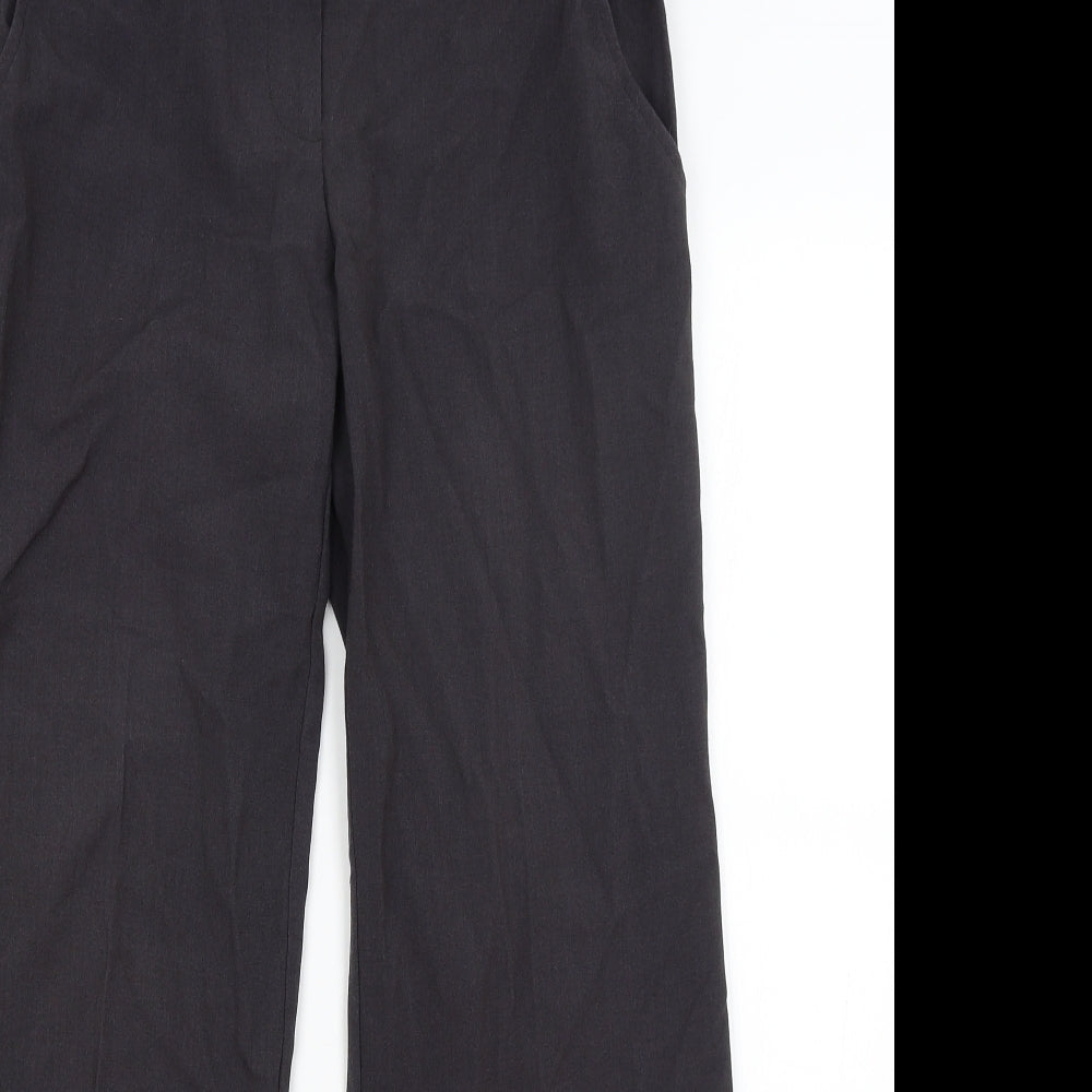 New Look Womens Grey   Dress Pants Trousers Size 10 L29.5 in