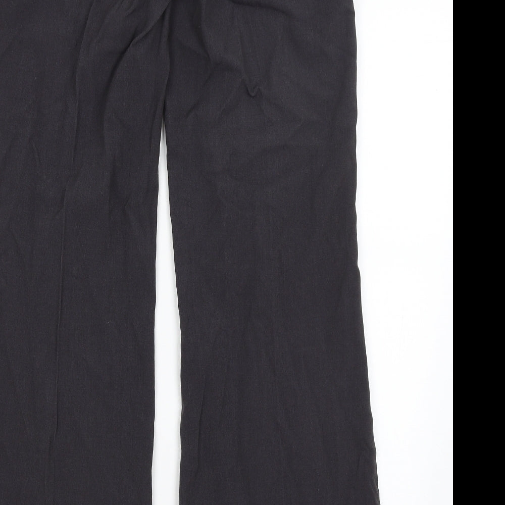 New Look Womens Grey   Dress Pants Trousers Size 10 L29.5 in