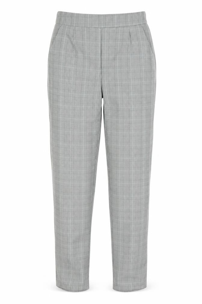 Nasty Gal Womens Grey Check  Trousers  Size 10 L27 in