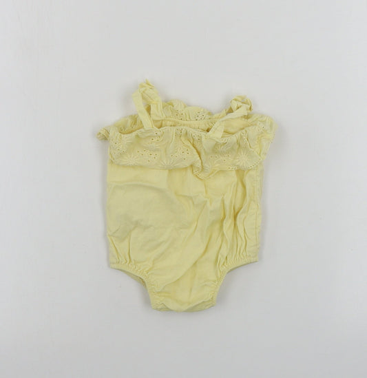 Matalan  Girls Yellow   Babygrow One-Piece Size Newborn