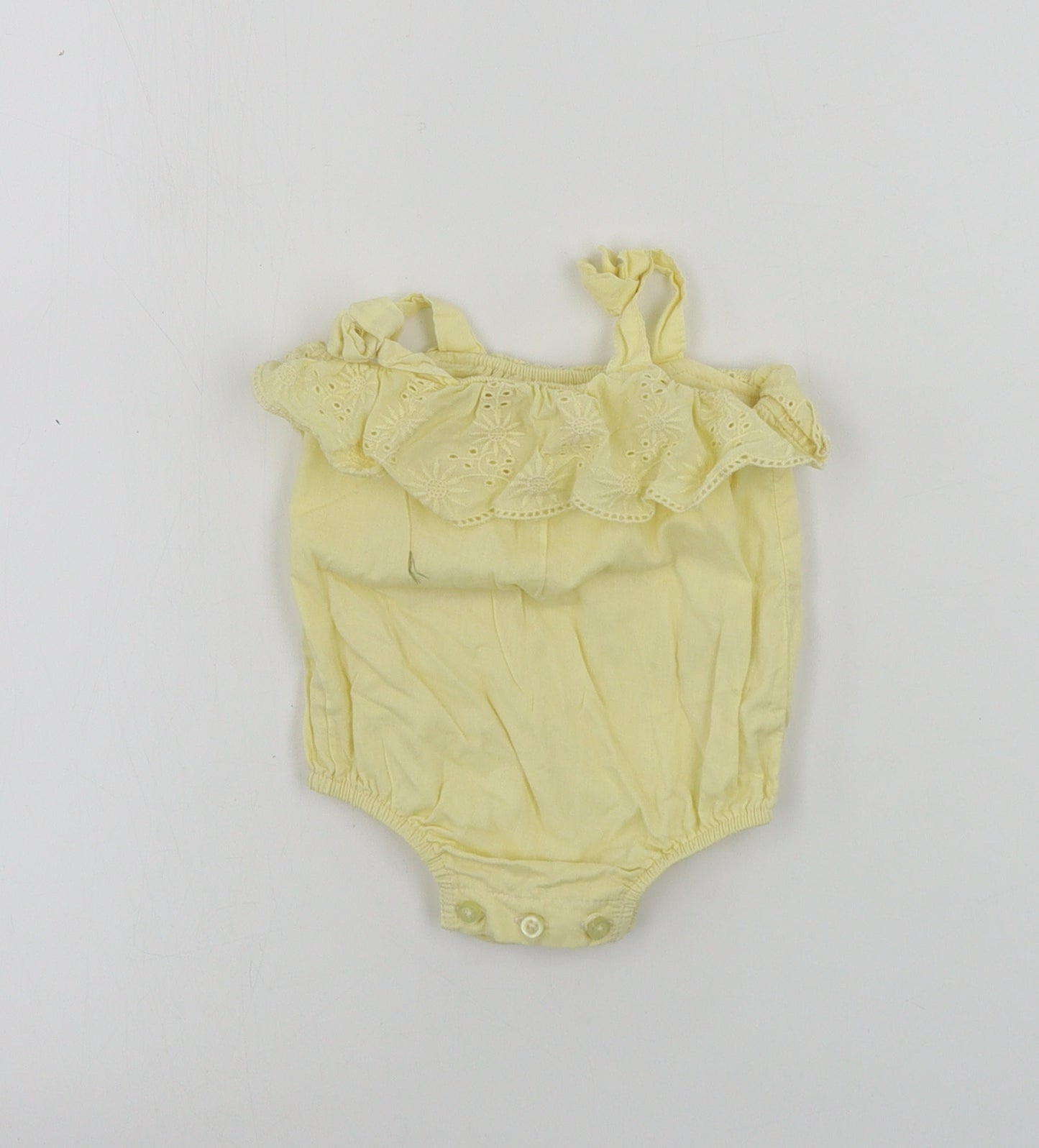 Matalan  Girls Yellow   Babygrow One-Piece Size Newborn