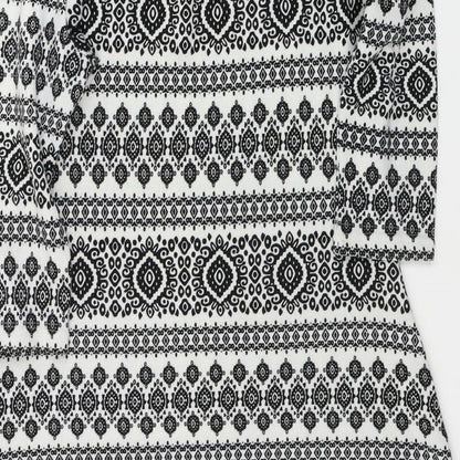 Peacocks Womens Grey Geometric  A-Line  Size 14