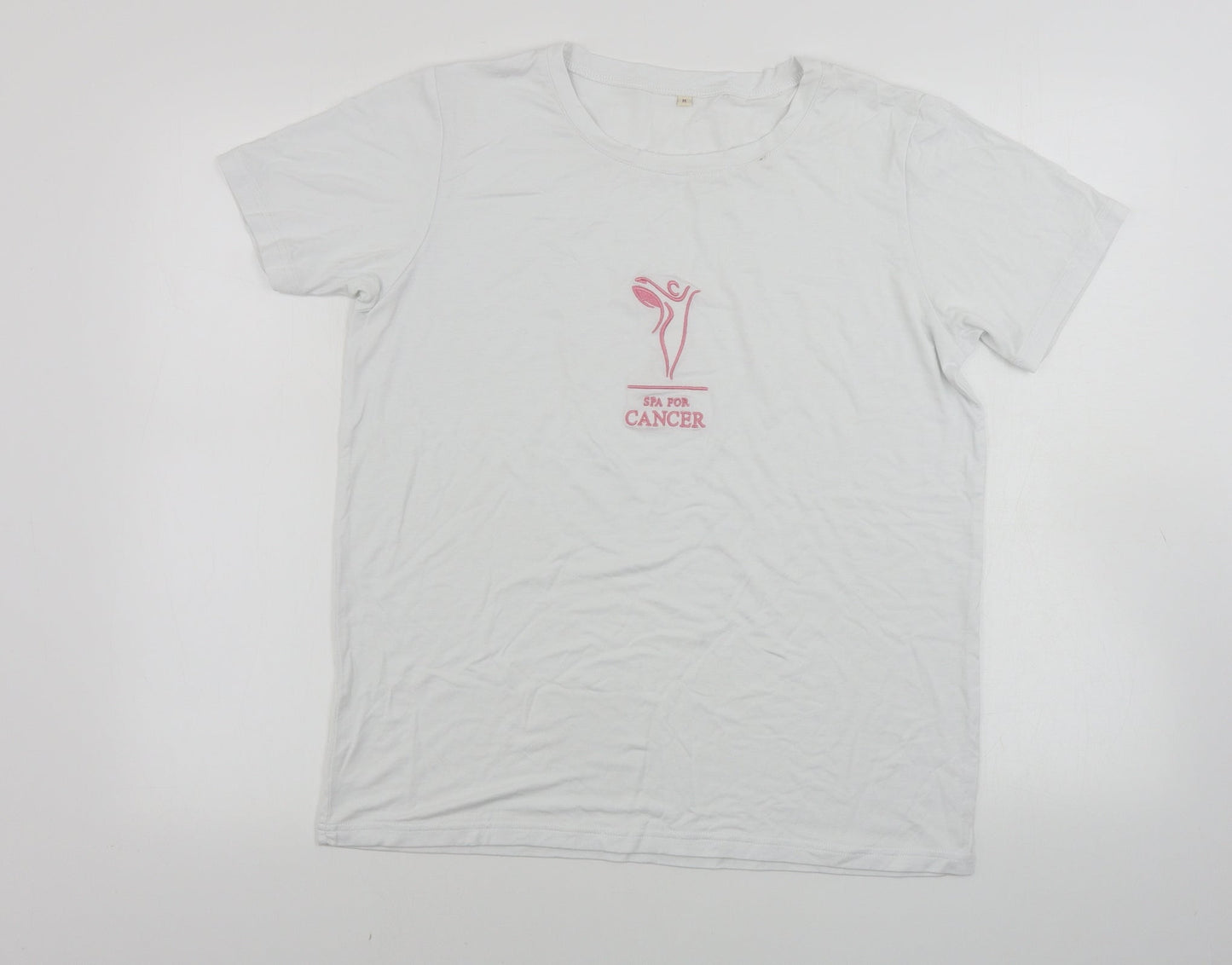 Preworn  Womens White   Basic T-Shirt Size M