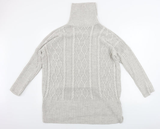 Quiz Womens Beige   Pullover Jumper Size M