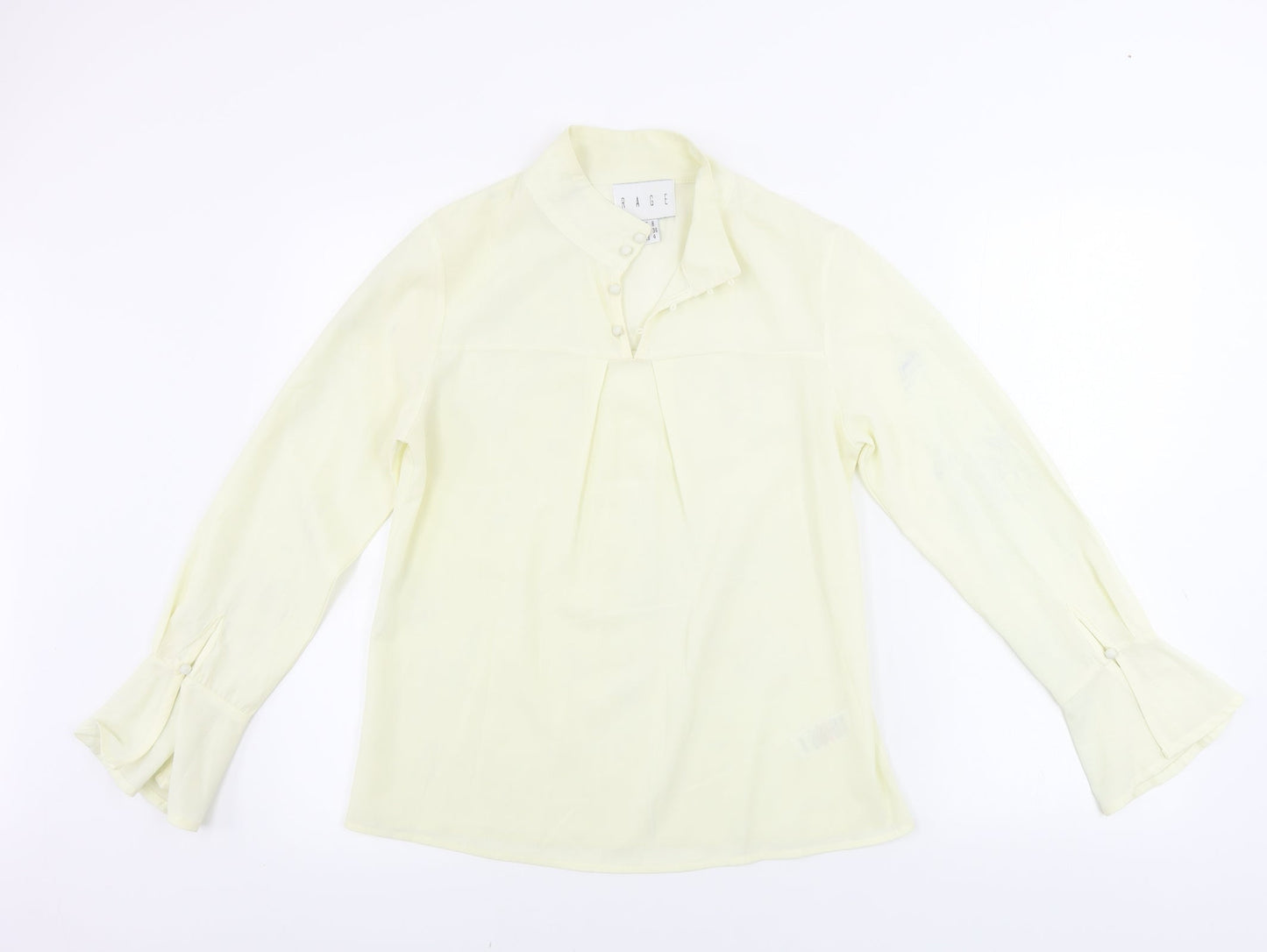 RAGE  Womens Beige   Basic Blouse Size 8