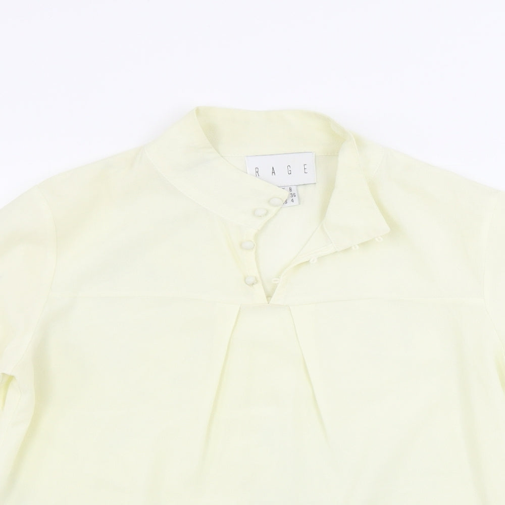 RAGE  Womens Beige   Basic Blouse Size 8