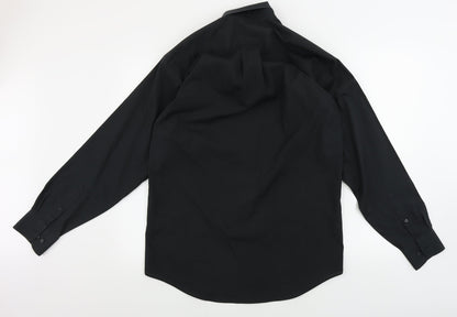 Next  Mens Black    Button-Up Size 15