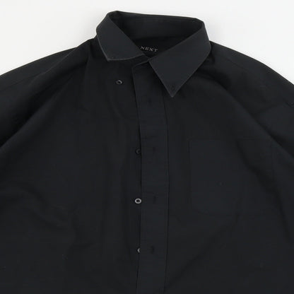 Next  Mens Black    Button-Up Size 15