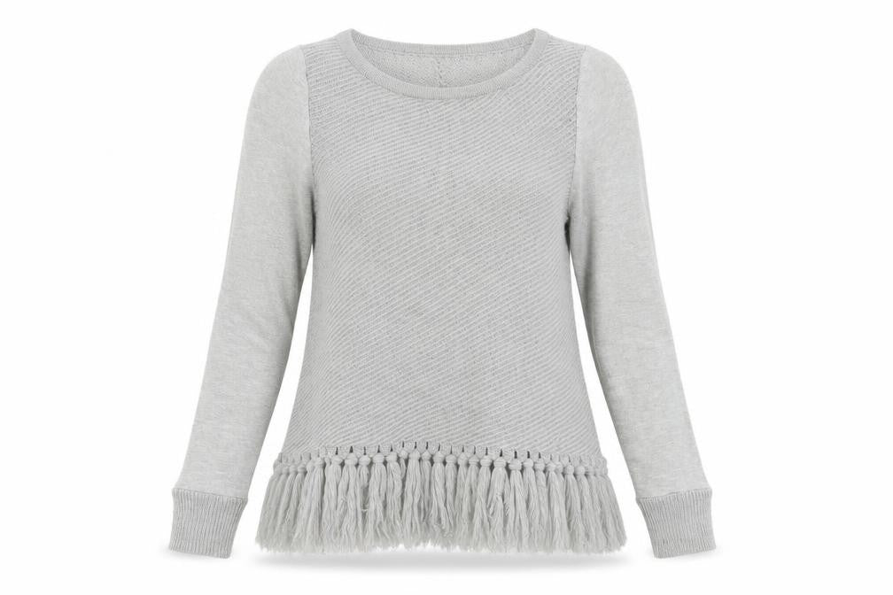 Mini Velvet   Womens Grey   Pullover Jumper Size 10
