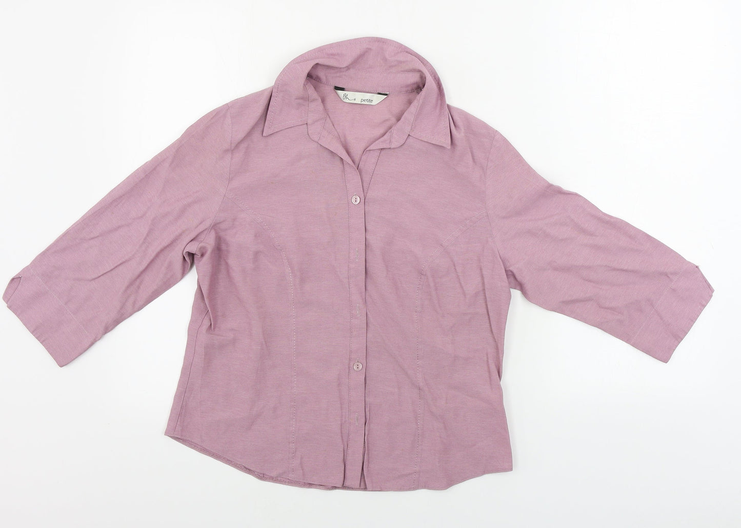 BHS  Womens Purple   Basic Button-Up Size 12