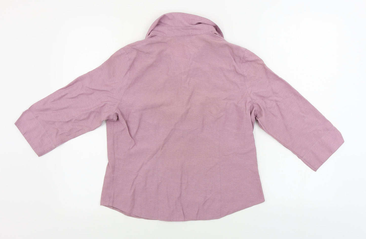 BHS  Womens Purple   Basic Button-Up Size 12