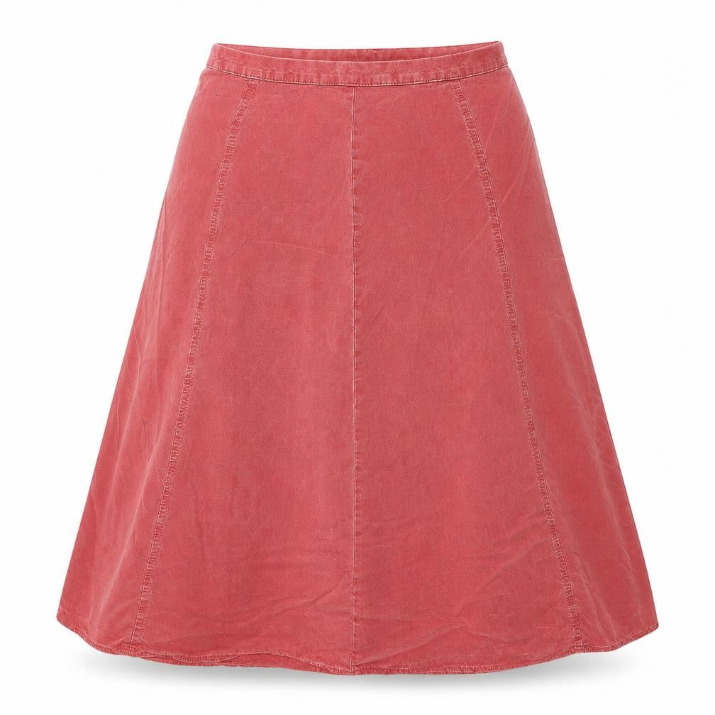 St Michael Womens Red A-Line Skirt Size 30 in