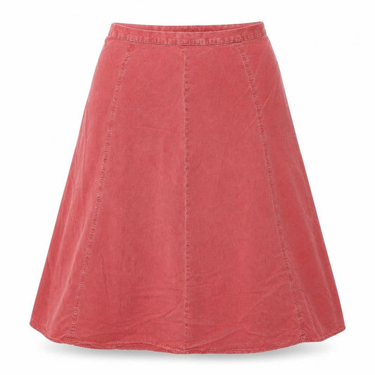 St Michael Womens Red A-Line Skirt Size 30 in