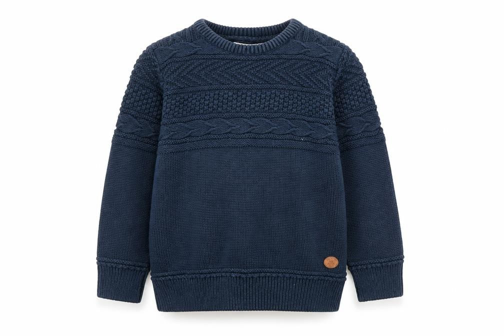 H&M Boys Blue   Pullover Jumper Size 3 Years