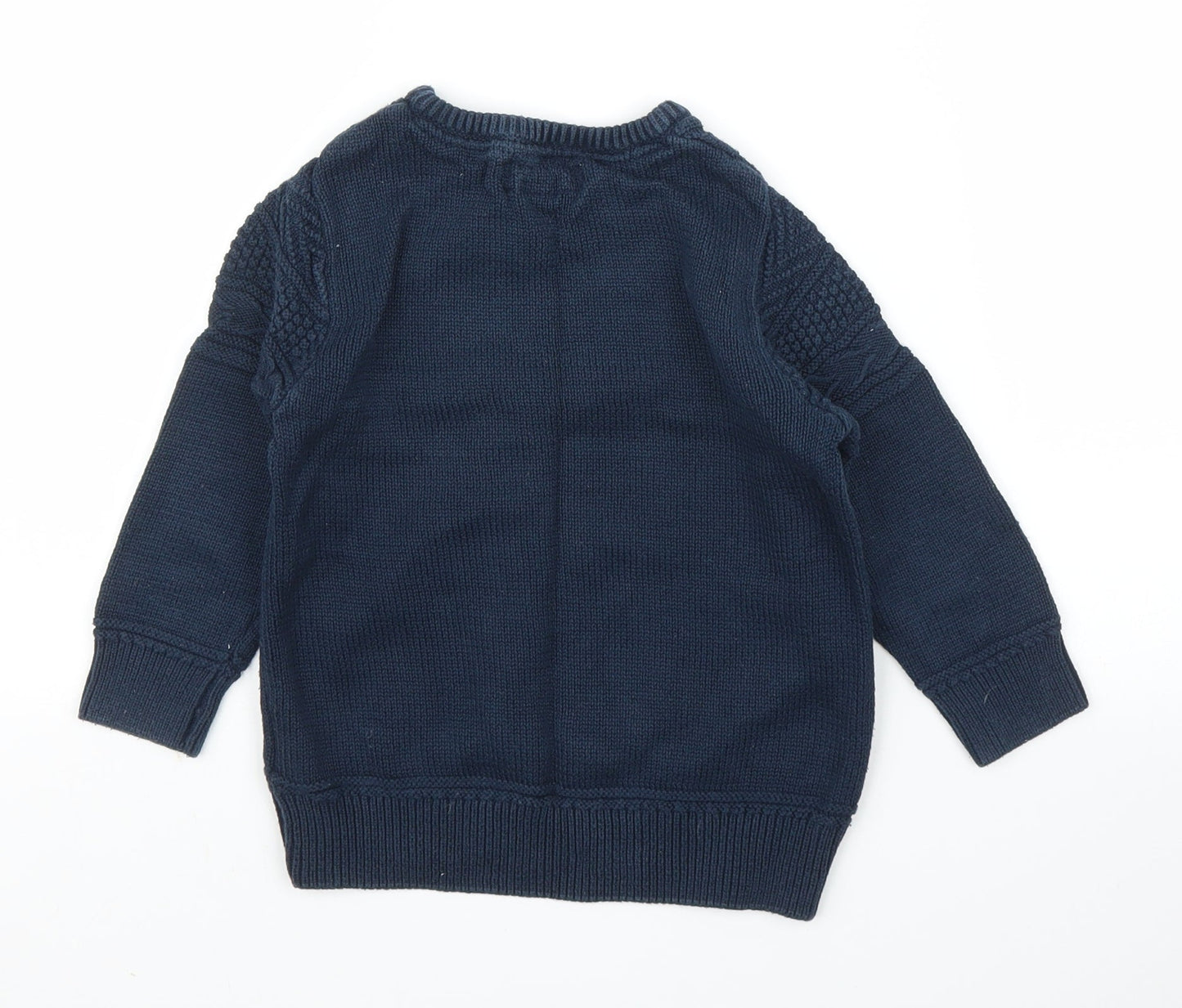 H&M Boys Blue   Pullover Jumper Size 3 Years