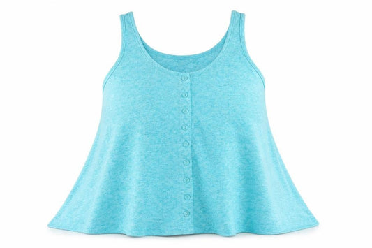 New Look Womens Blue   Cropped Tank Size 8