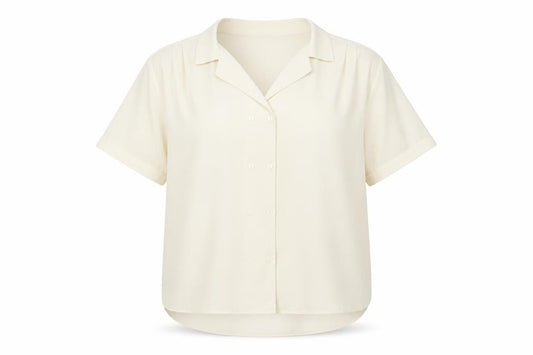 Preworn Womens Ivory   Basic Blouse Size L