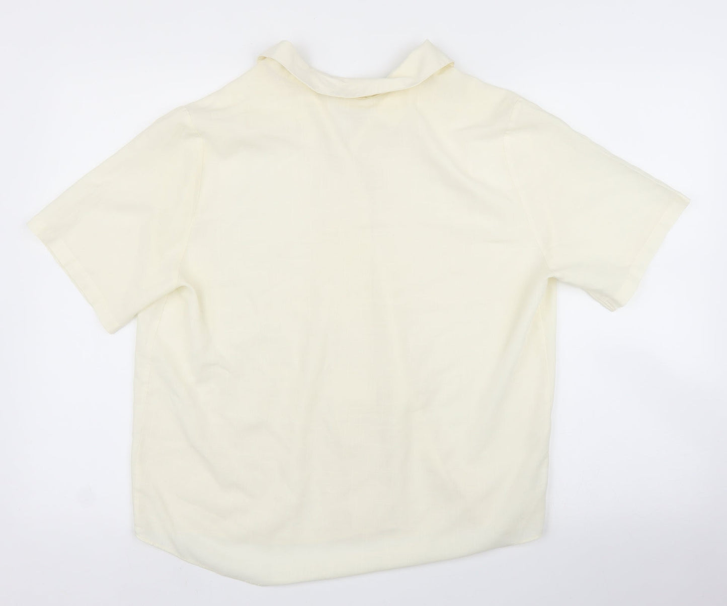 Preworn Womens Ivory   Basic Blouse Size L