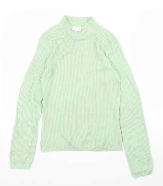 VILA Womens Green   Pullover Jumper Size S