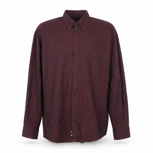 Toni Gard Mens Purple    Button-Up Size M