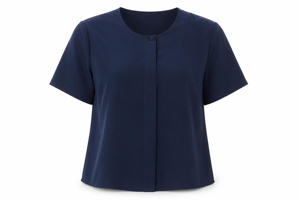 Preworn Womens Blue   Basic Blouse Size L
