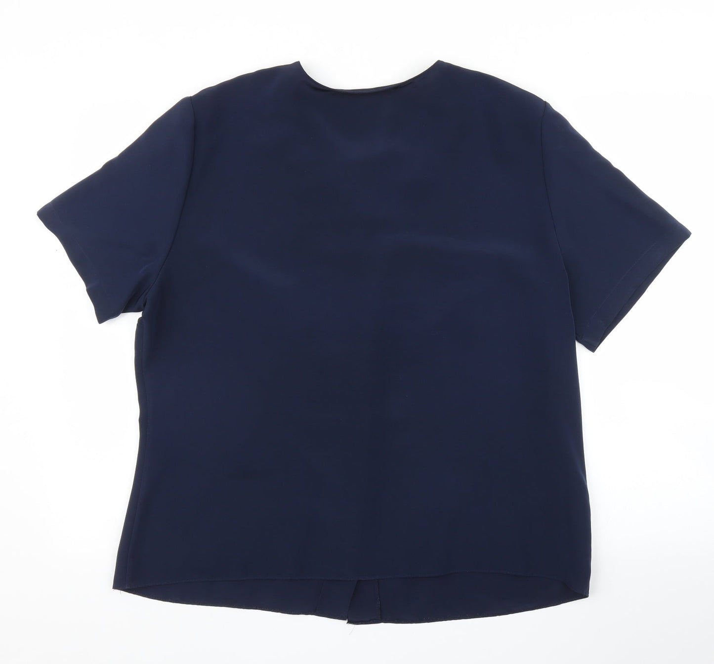 Preworn Womens Blue   Basic Blouse Size L