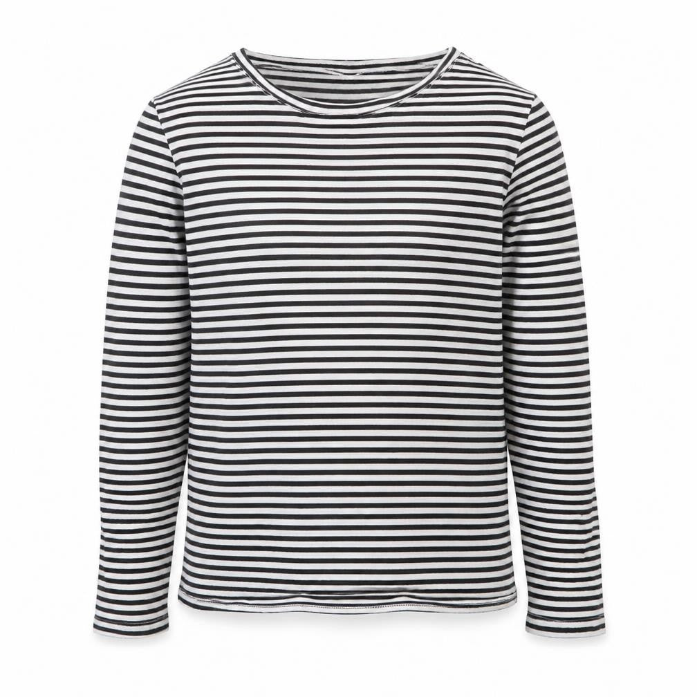 NEXT Girls Black Striped  Basic T-Shirt Size 10 Years