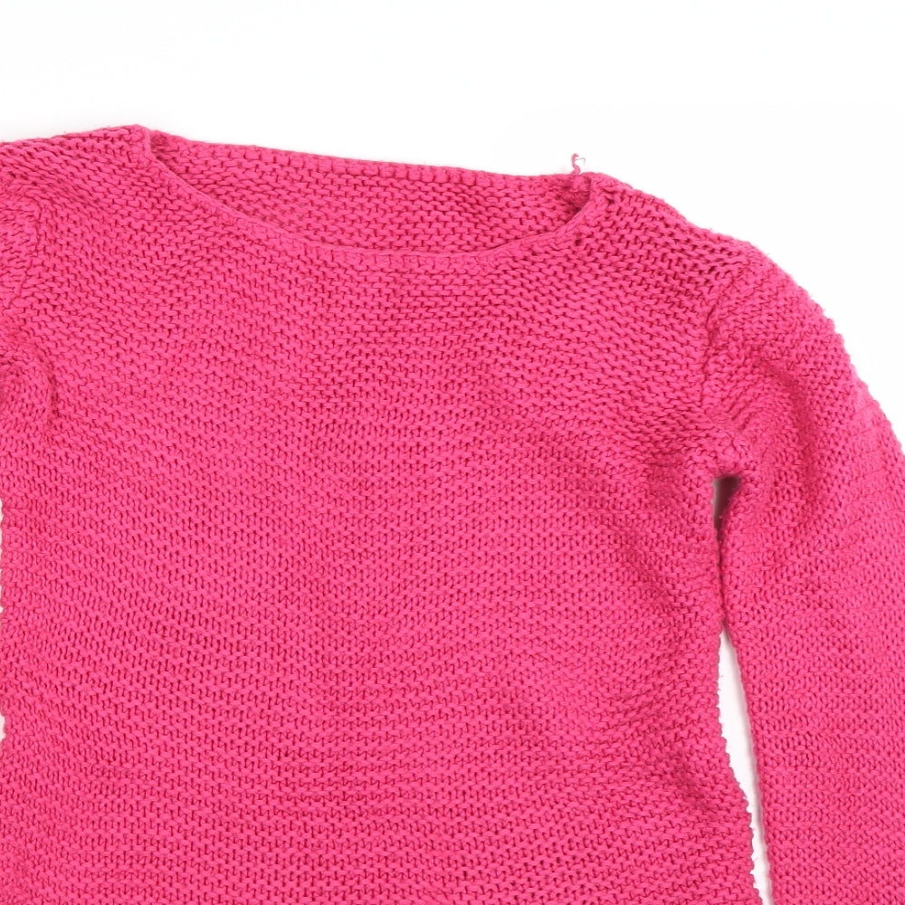 St Bernard Girls Pink   Pullover Jumper Size 9 Years