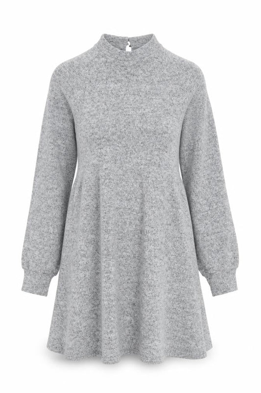 New Look Womens Grey   Jumper Dress  Size 10