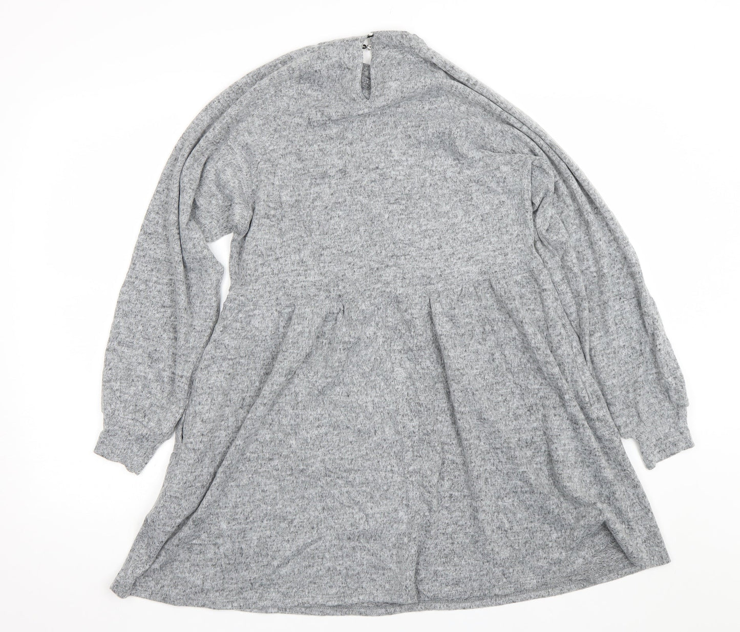 New Look Womens Grey   Jumper Dress  Size 10