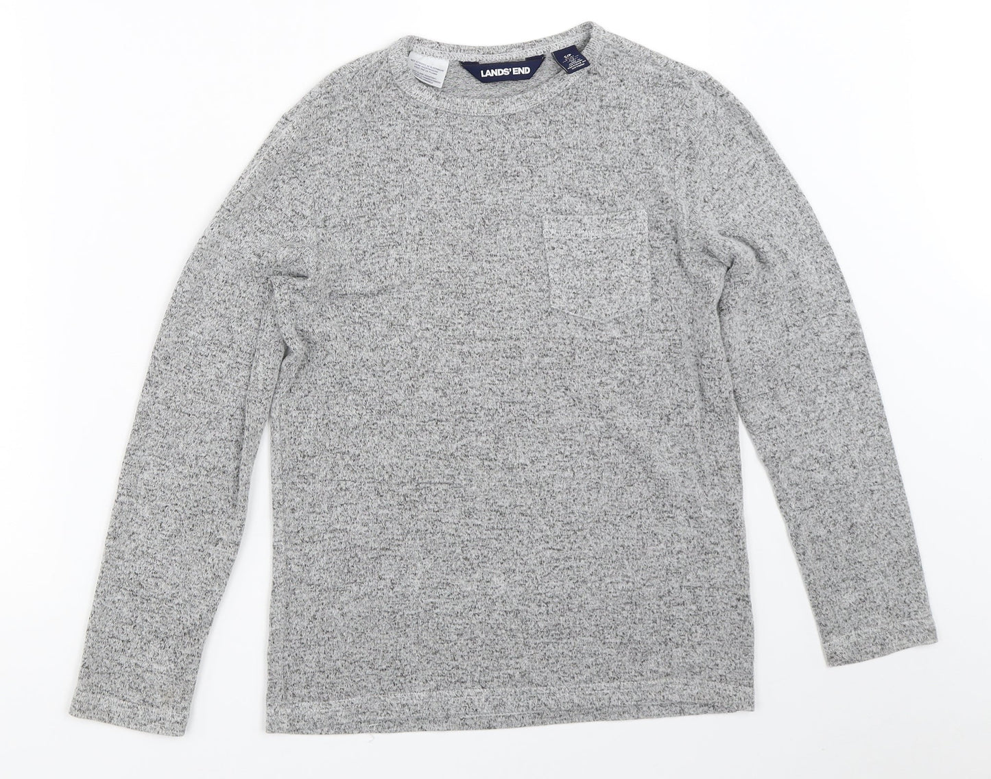 Lands' End Girls Grey   Pullover Jumper Size 8-9 Years