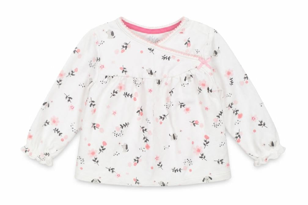 F&F Girls White   Basic T-Shirt Size 3-6 Months