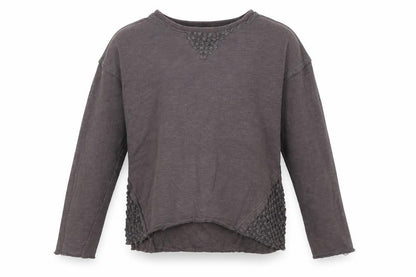 Mango Girls Grey   Pullover Sweatshirt Size 9-10 Years