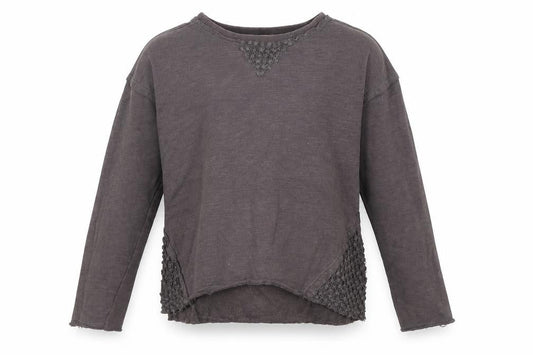 Mango Girls Grey   Pullover Sweatshirt Size 9-10 Years