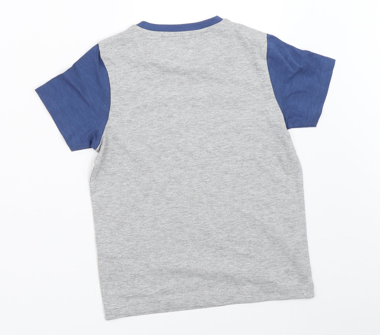 Marks and Spencer Boys Grey   Basic T-Shirt Size 5-6 Years