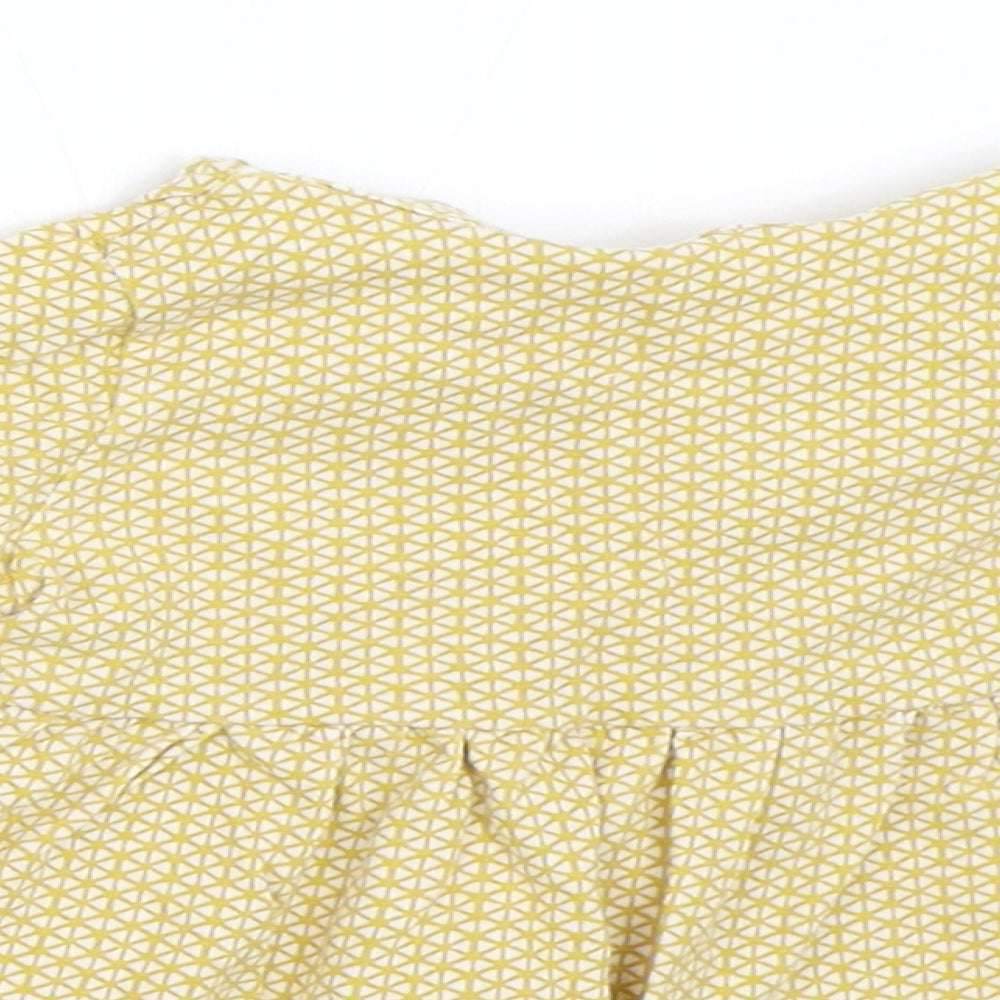 NEXT Girls Yellow   Fit & Flare  Size 3-6 Months