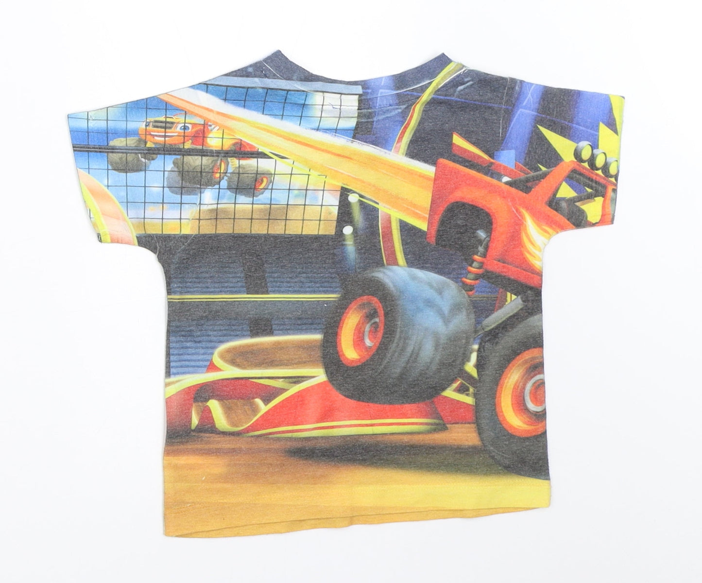 Preworn Boys Blue   Basic T-Shirt Size 12-18 Months  - Blaze