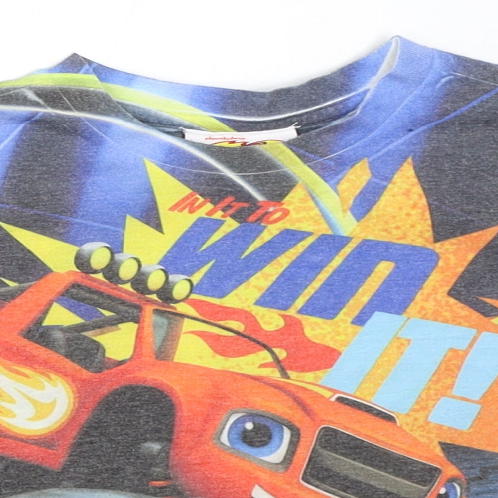 Preworn Boys Blue   Basic T-Shirt Size 12-18 Months  - Blaze