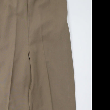 classic image Womens Brown   Trousers  Size 14 L26 in