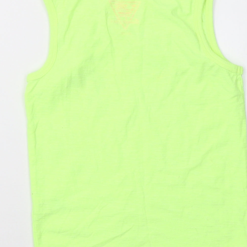 Matalan Girls Green   Basic T-Shirt Size 7 Years