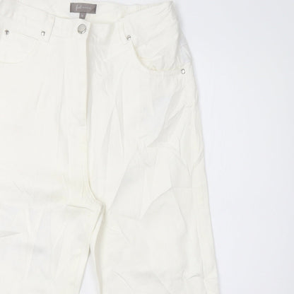 First Avenue classics Womens White   Cropped Trousers Size 12 L21 in